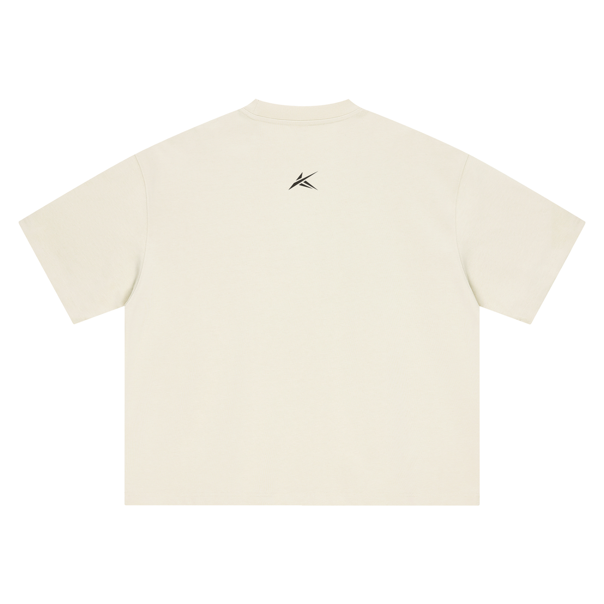 Signature Script Boxy Tee — Cream