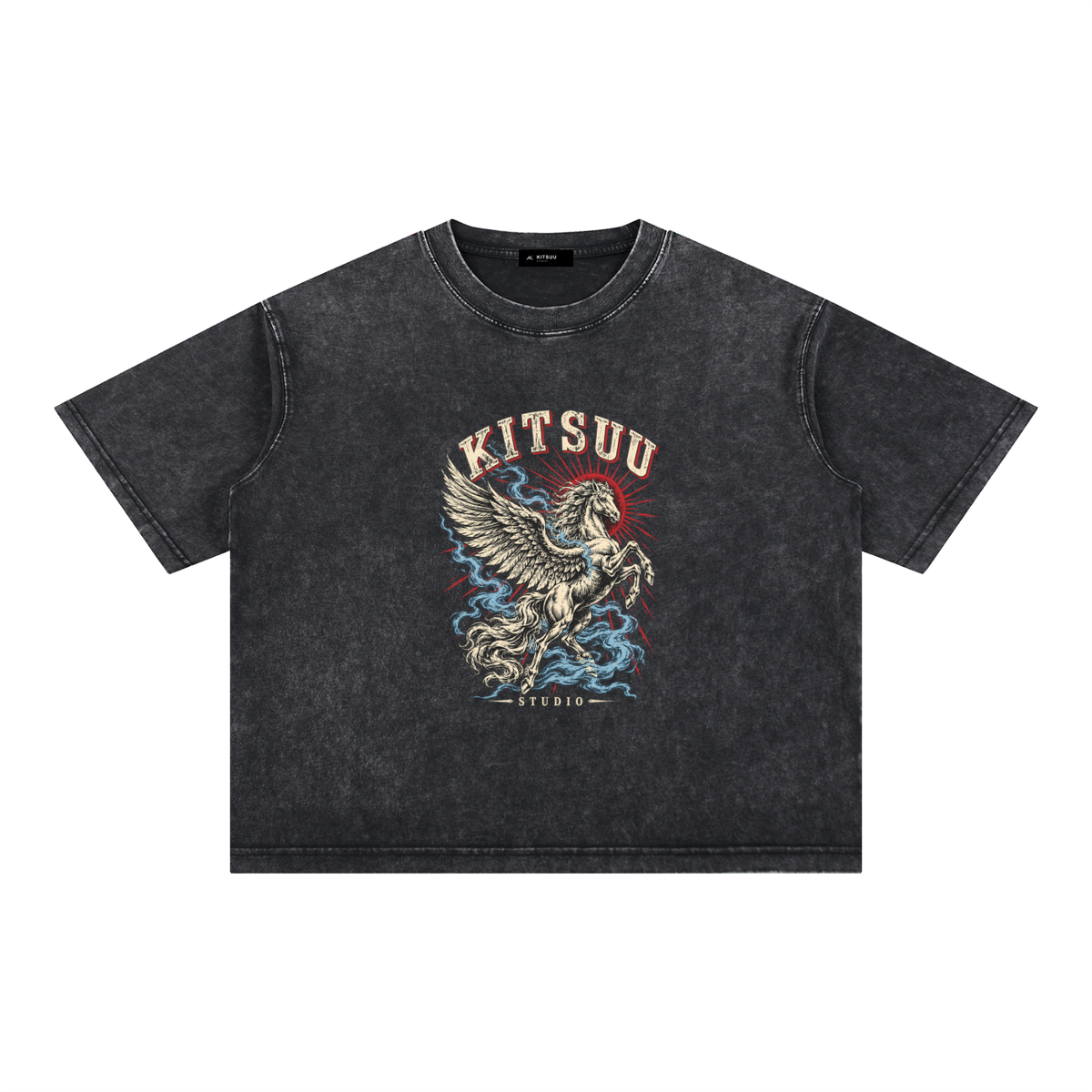 Studio Crest Tee — Black