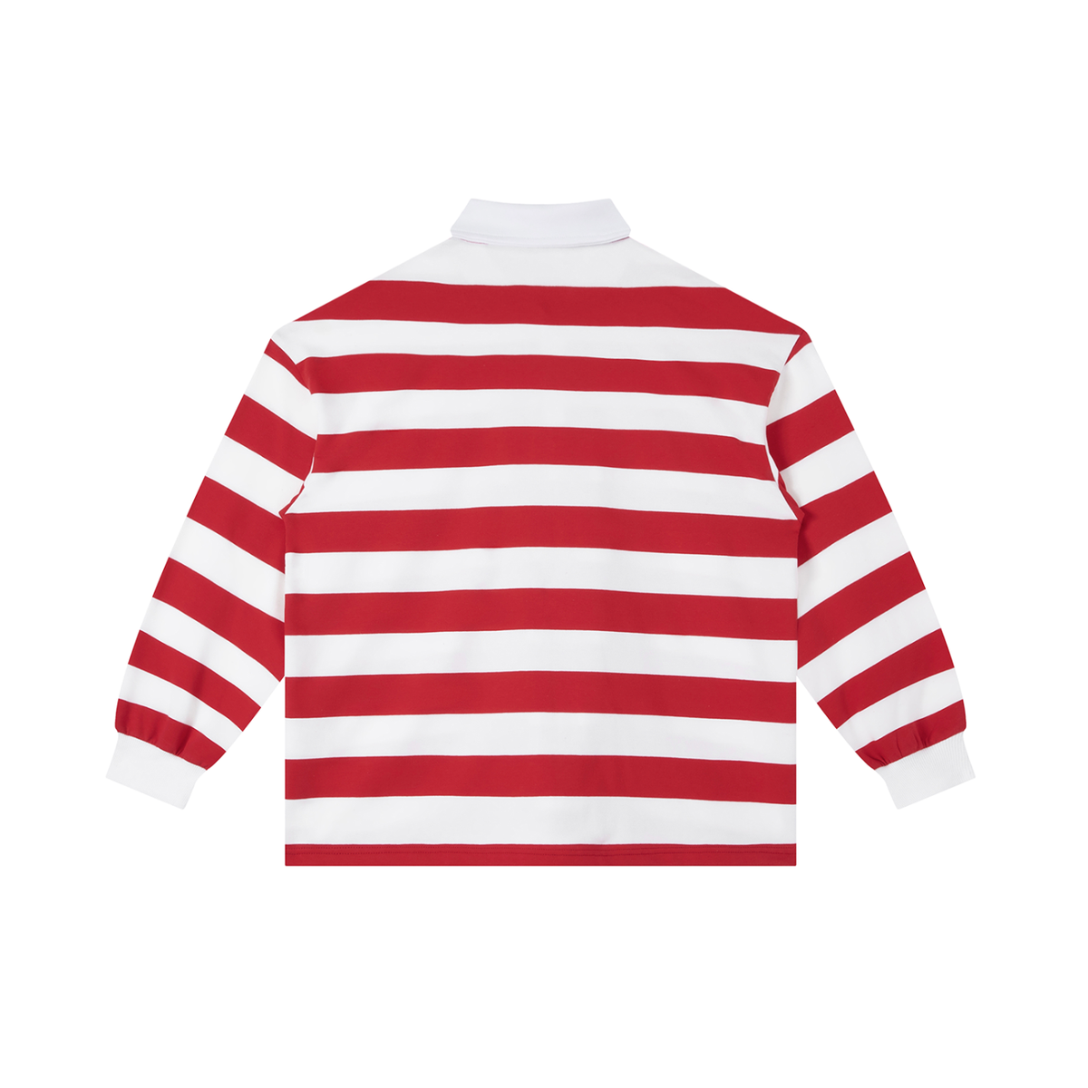 Studio Stripe Polo — Red
