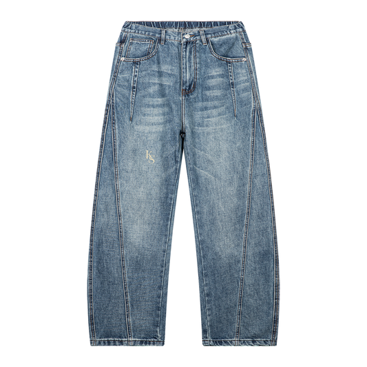 KS Barrel-Leg Jeans