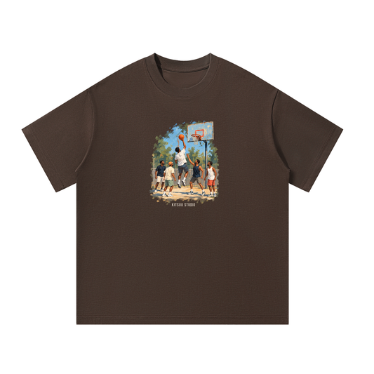 Basketball Studio Tee — Coffee