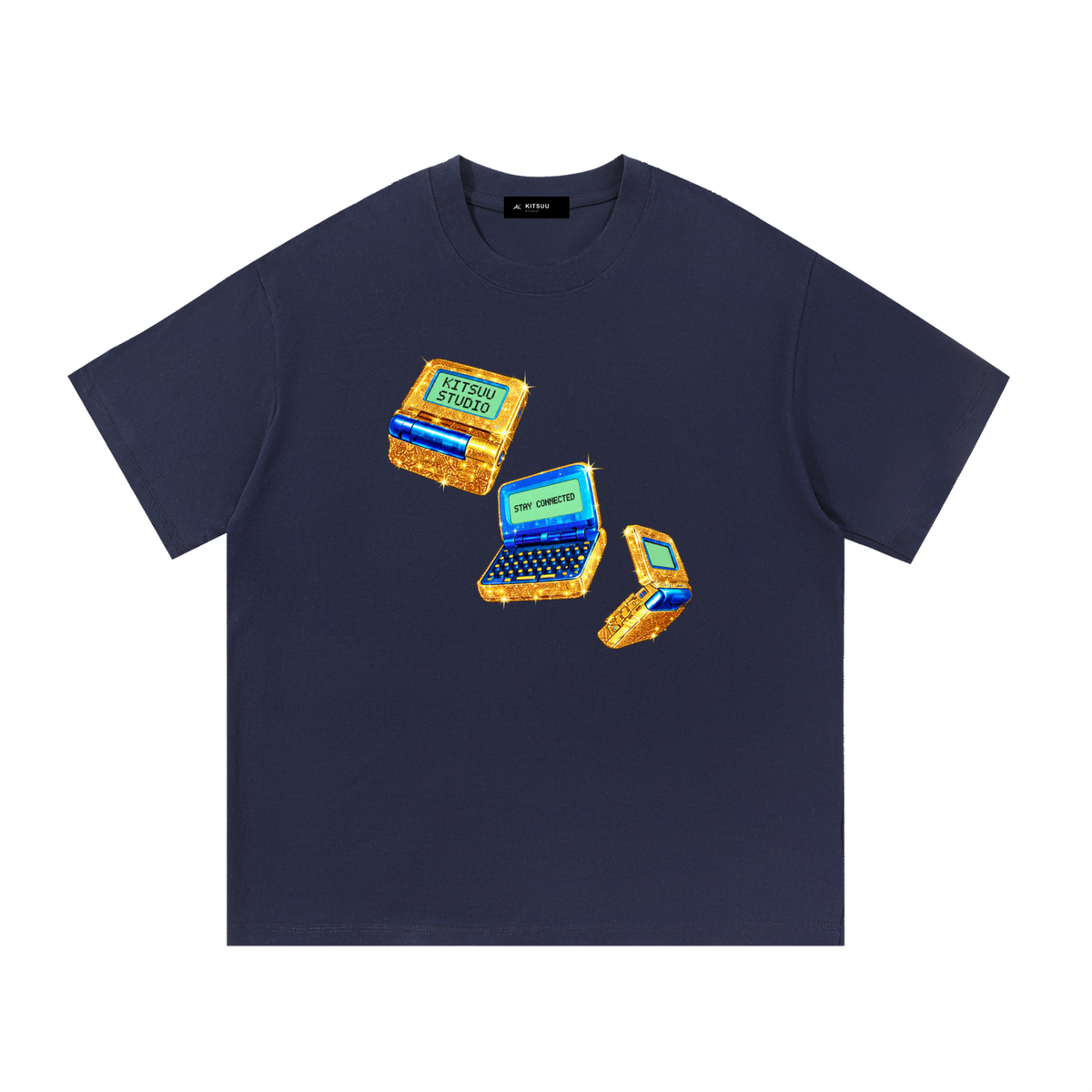 Studio Graphic Tee — Navy