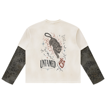Winged Leopard Layer Tee